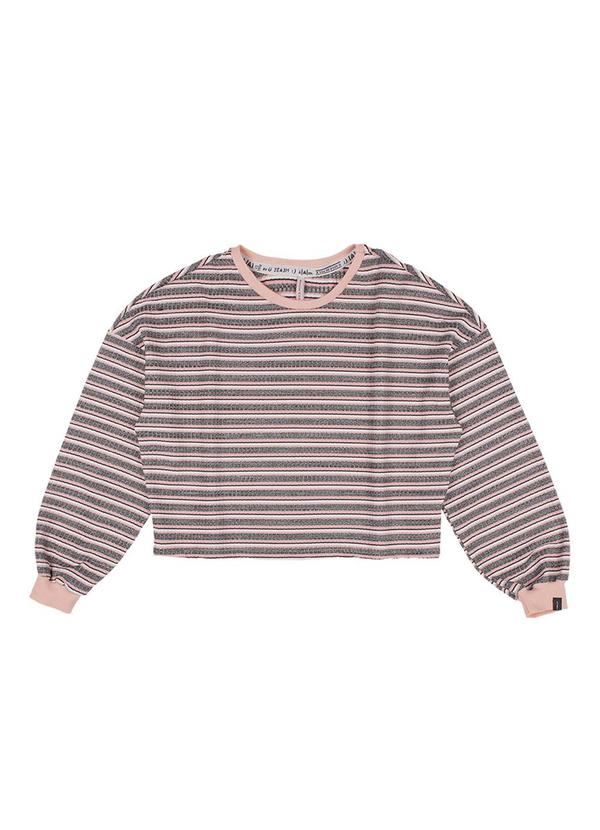 I Am - Blusão Listrado Rosa I Am 3