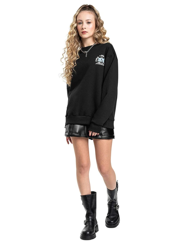 Gloss - Blusão New York City Juvenil Preto 2