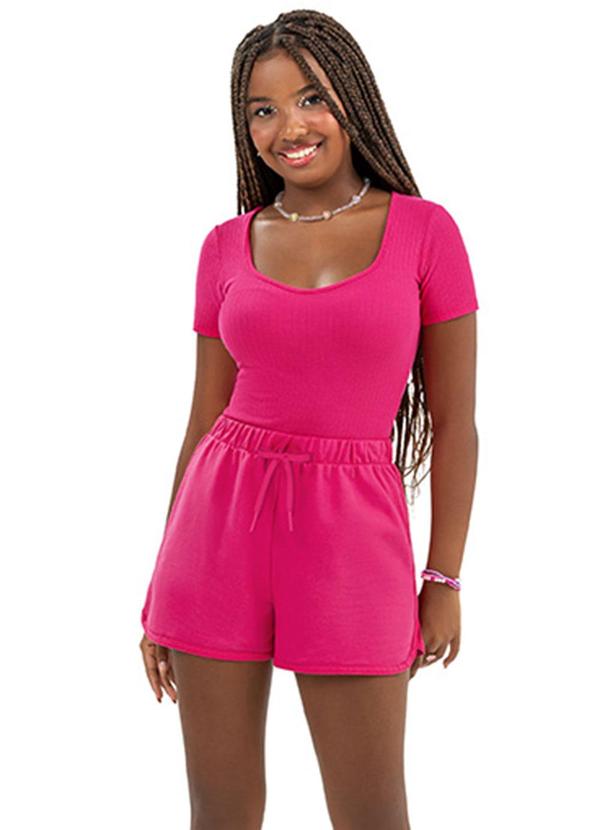 Outlet - Body For All Times Teen Feminino Rosa
