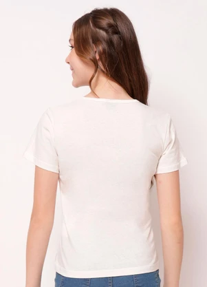 Torra - Camiseta Juvenil Algodão Mickey Off White - TORRA