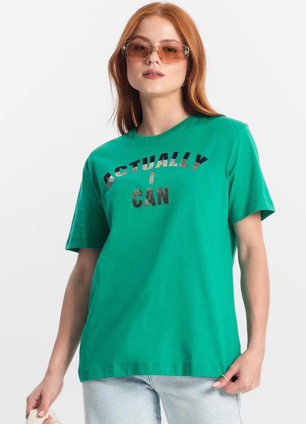 Minty - Camiseta Juvenil Feminina Verde