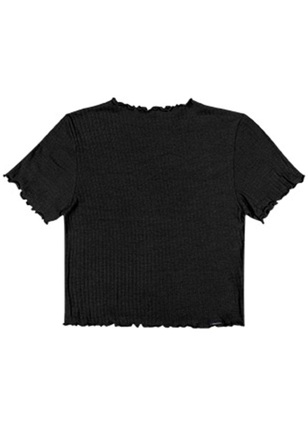 Rezzato - Cropped Cute Girls Teen Feminino Preto