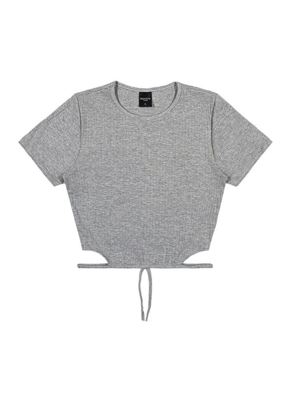 Rezzato - Cropped Girls Style Feminino Cinza