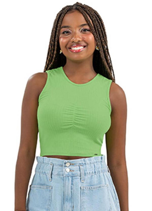 Rezzato - Cropped Sweet Season Teen Feminino Verde