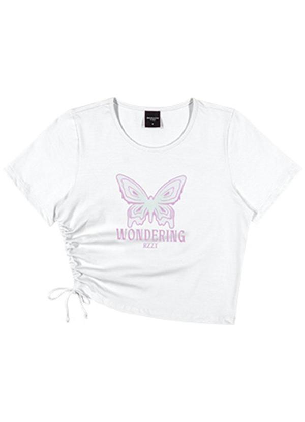 Rezzato - Cropped Wondering Teen Feminino Branco 4