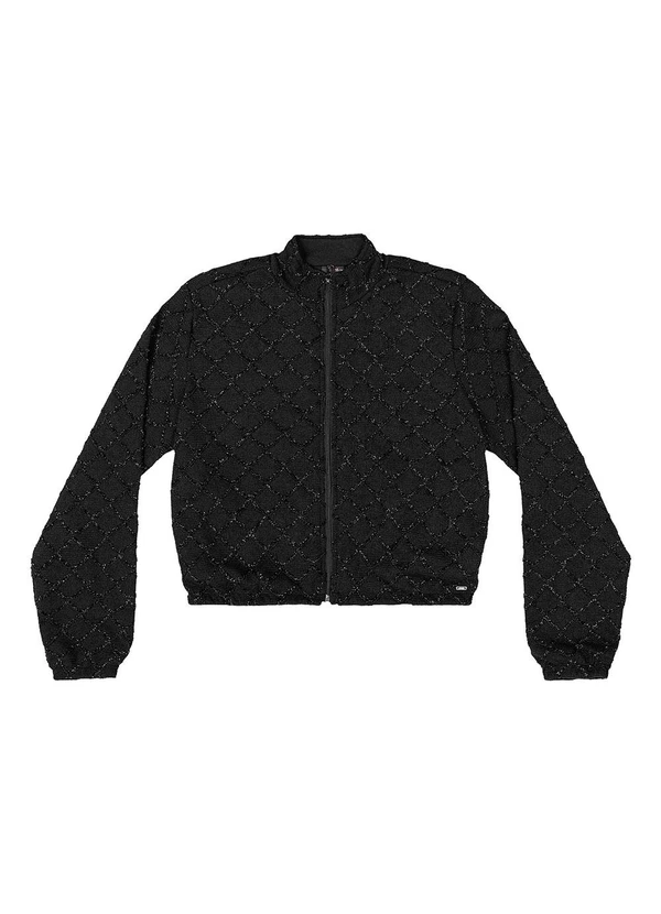 Gloss - Jaqueta Bomber Juvenil Poliéster Preto 3