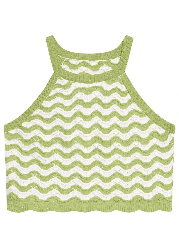 Amora - Regata Boxy Teen Menina Verde