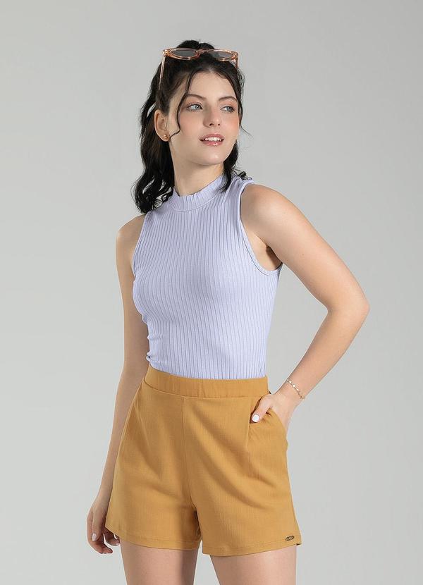 Cativa Teen - Regata Canelada Azul Claro