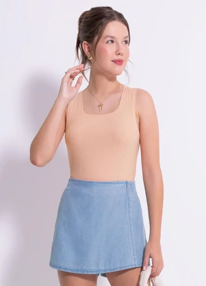 Cativa Teen - Regata em Canelado Rosa - CATIVA TEEN