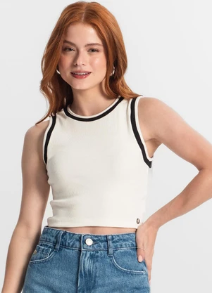 Minty - Regata Infantil Feminina em Ribana Bege - MINTY