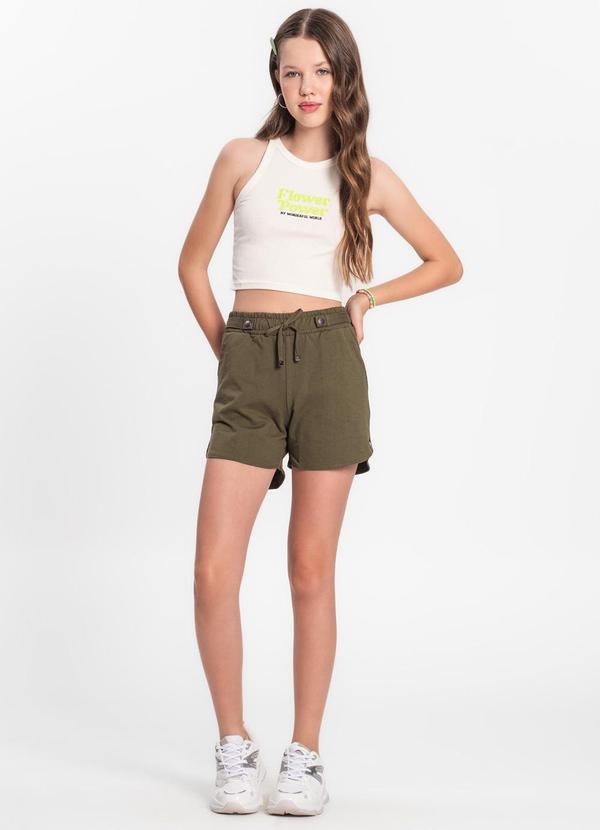 Minty - Regata Juvenil Feminina em Ribana Canelada Bege 3