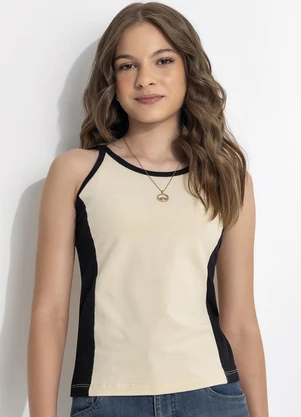 Fakini - Regata em Cotton Bege - FAKINI