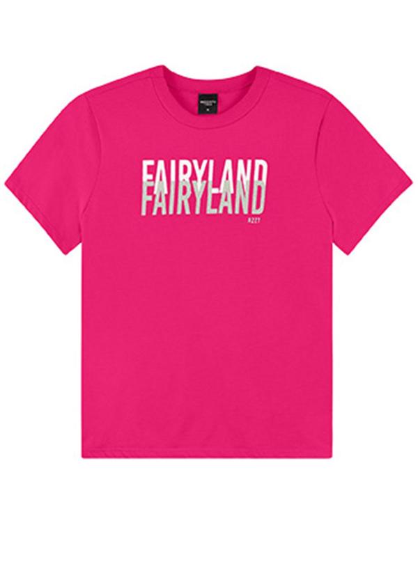 Rezzato - T-Shirt Fairyland Teen Feminino Rosa