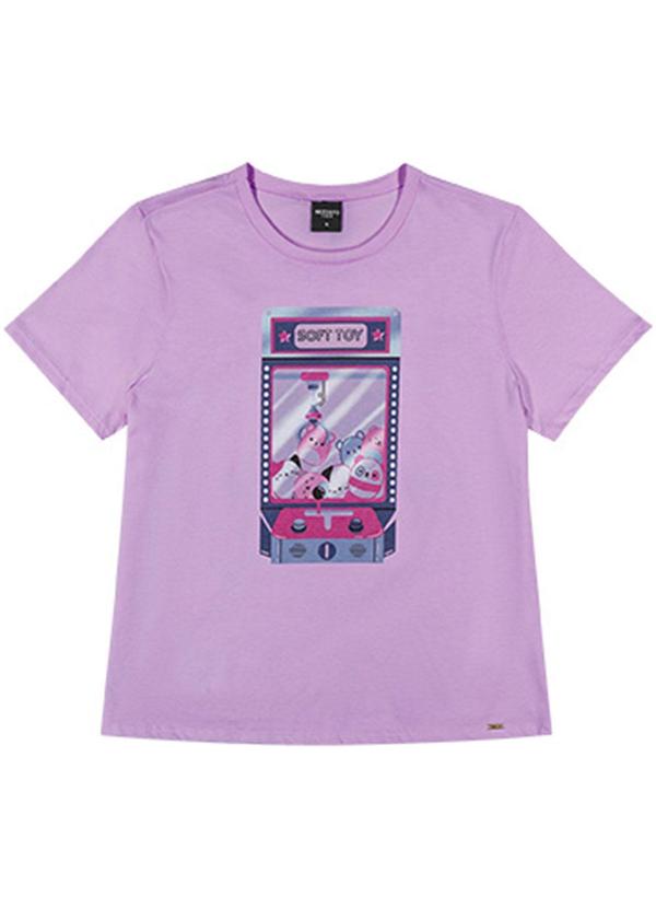 Rezzato - T-Shirt Fun Summer Teen Feminino Roxo