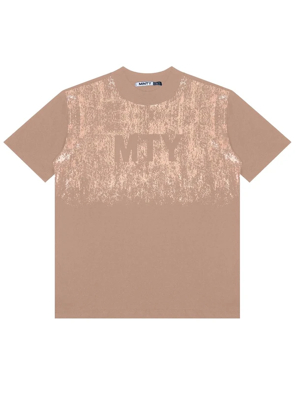 Minty - T - Shirt Juvenil Feminina Marrom