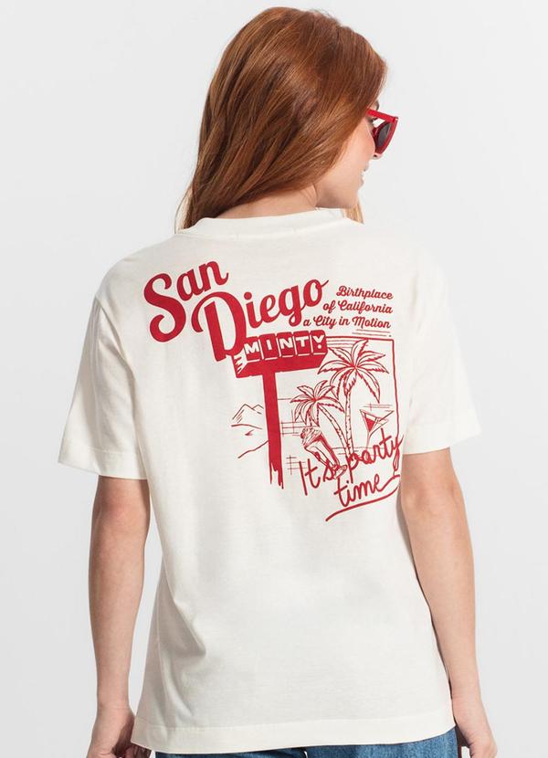 Minty - T-Shirt Juvenil Feminina Bege 2