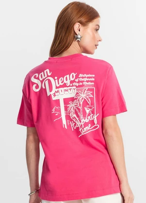 Minty - T-Shirt Juvenil Feminina Rosa - MINTY