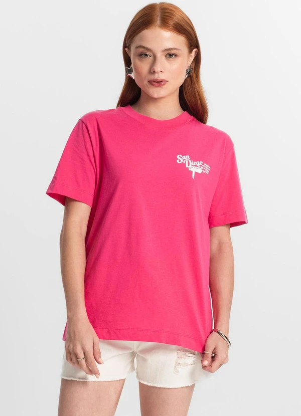 Minty - T-Shirt Juvenil Feminina Rosa 3
