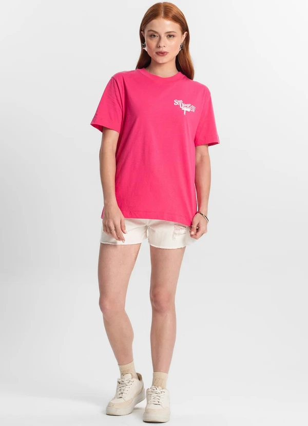 Minty - T-Shirt Juvenil Feminina Rosa 5