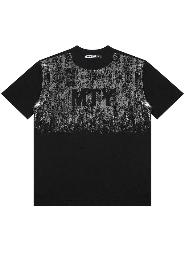 Minty - T - Shirt Juvenil Feminina Preto