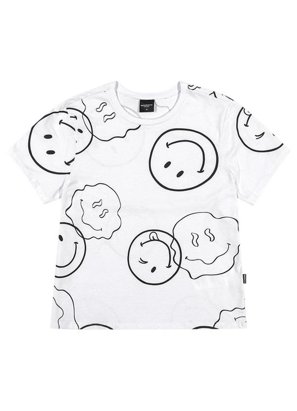 Rezzato - T-Shirt Smile! Feminino Branco