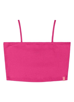 Gloss - Top Ribana Canelada Juvenil Rosa - GLOSS