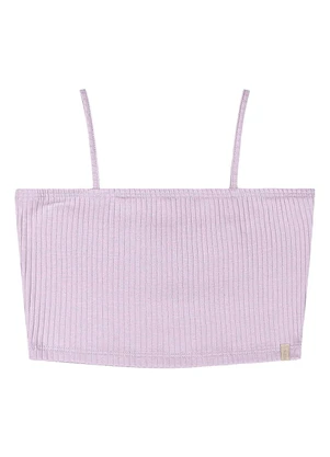 Gloss - Top Ribana Canelada Juvenil Roxo - GLOSS