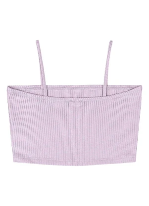 Gloss - Top Ribana Canelada Juvenil Roxo - GLOSS