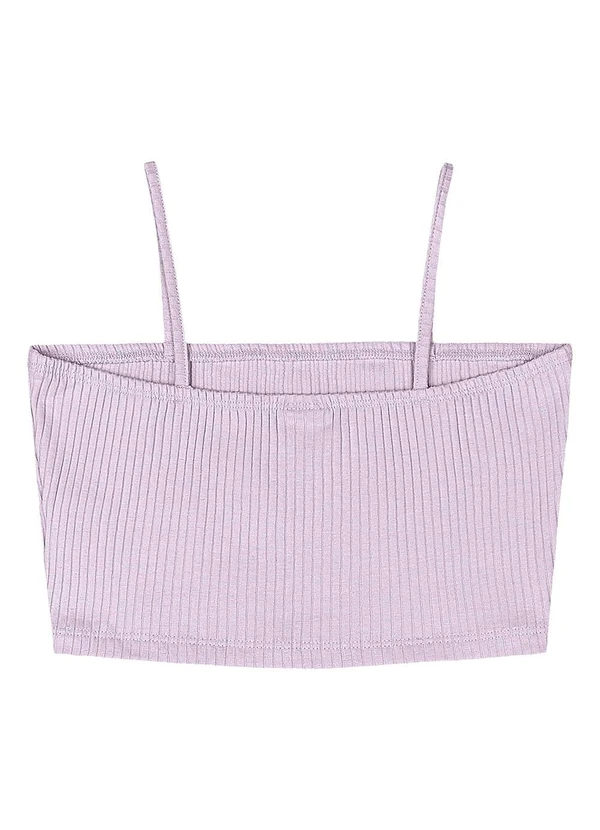 Gloss - Top Ribana Canelada Juvenil Roxo 2