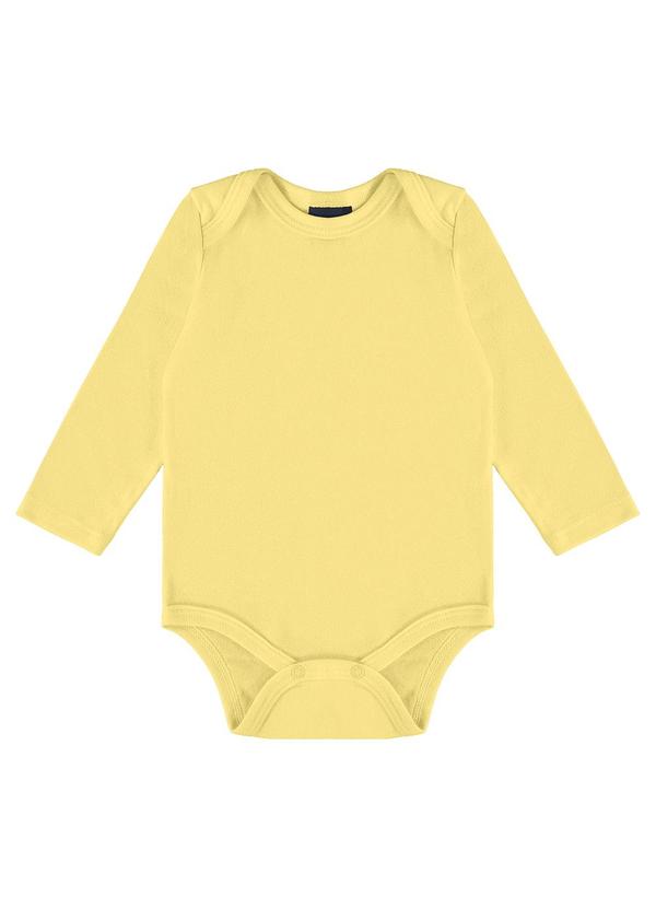 Guloseima - Body Básico Unissex para Bebê Amarelo