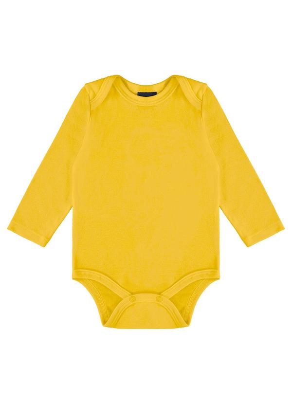 Guloseima - Body Básico Unissex para Bebê Amarelo 1