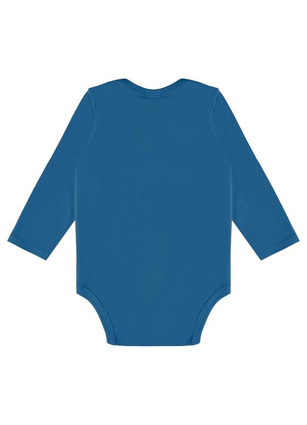 Guloseima - Body Básico Unissex para Bebê Azul 2