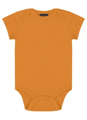 Guloseima - Body Básico Unissex para Bebê Laranja - GULOSEIMA