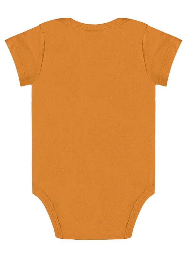 Guloseima - Body Básico Unissex para Bebê Laranja 2