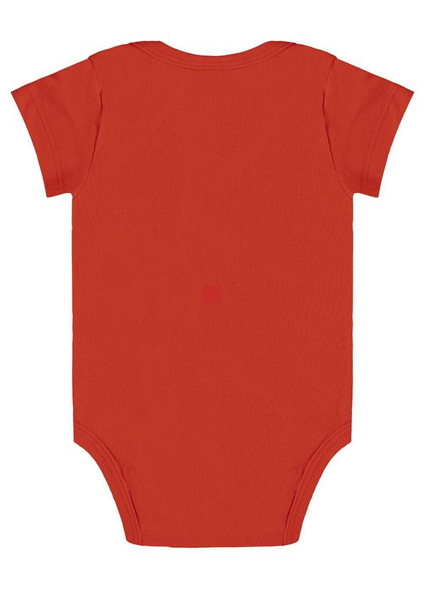 Guloseima - Body Básico Unissex para Bebê Vermelho 2