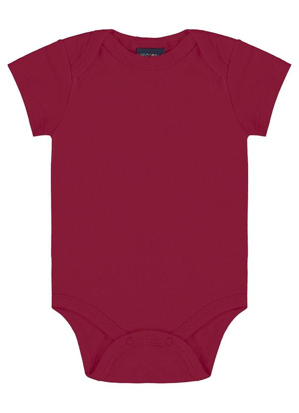 Guloseima - Body Básico Unissex para Bebê Vermelho