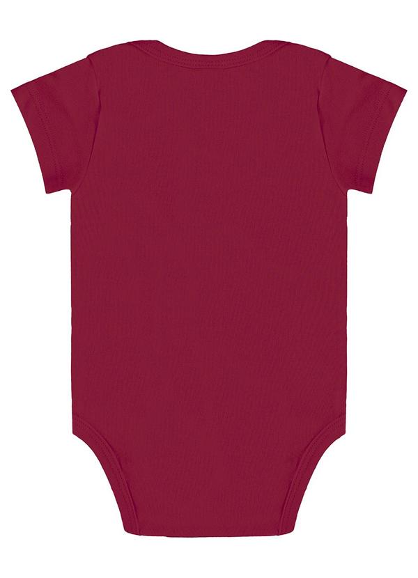 Guloseima - Body Básico Unissex para Bebê Vermelho 2
