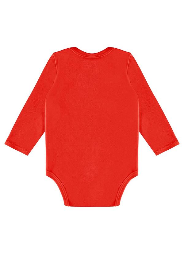 Guloseima - Body Básico Unissex para Bebê Vermelho 2