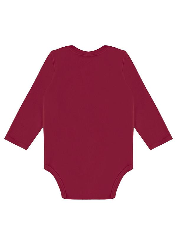 Guloseima - Body Básico Unissex para Bebê Vermelho 2