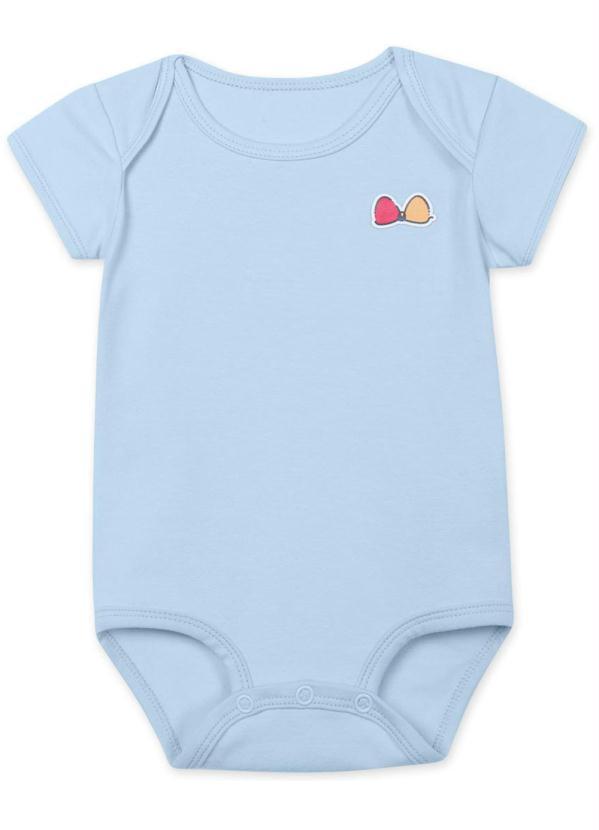 Lilica Ripilica - Body Bebê Menina com Proteção Antiviral Azul