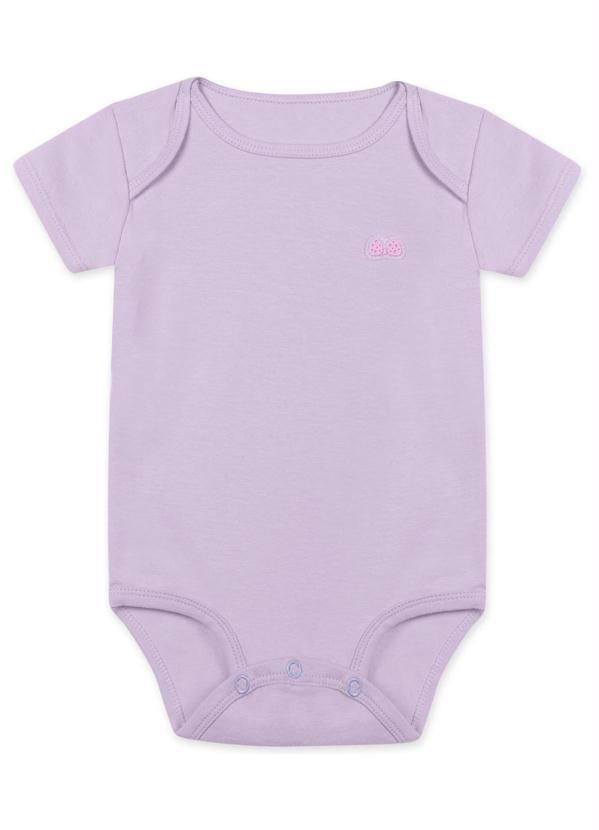 Lilica Ripilica - Body Bebê Menina com Proteção Antiviral Lilás