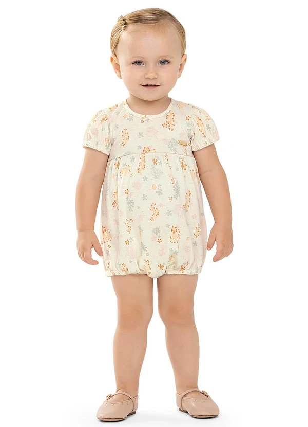 Colorittá - Body Bebê Menina Corais Bege 1