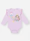 Abrange - Body Bebê Menina Princesa Nude - variação: Roxo