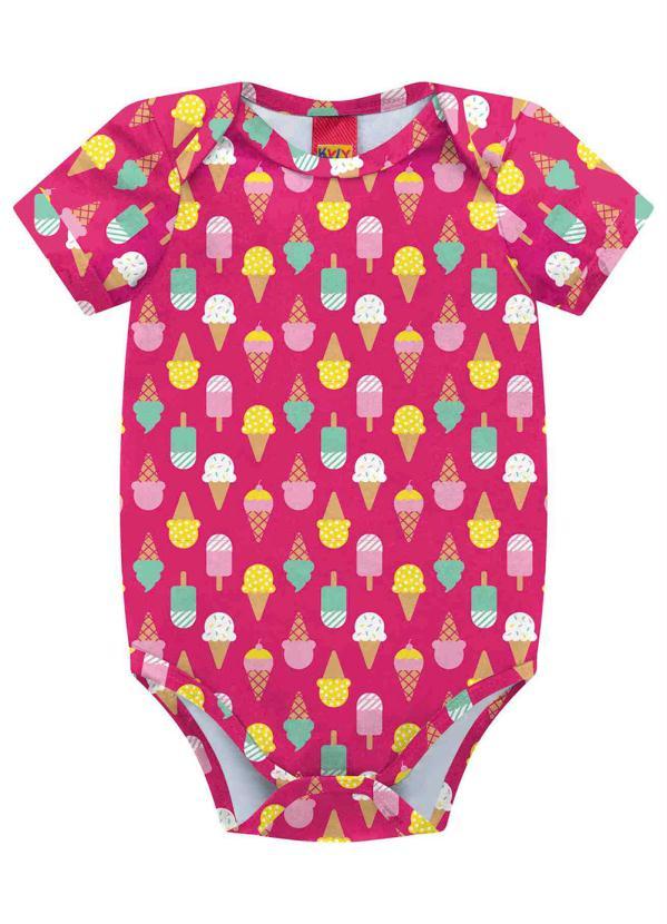 Kyly - Body Bebê Menina Rosa