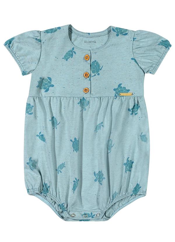 Colorittá - Body Bebê Menina Tartarugas Colorittá Azul