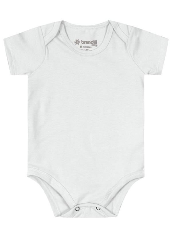 Brandili Baby - Body Bebê Unissex Branco