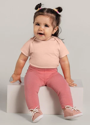 Brandili Baby - Body Bebê Unissex Rosa - BRANDILI BABY