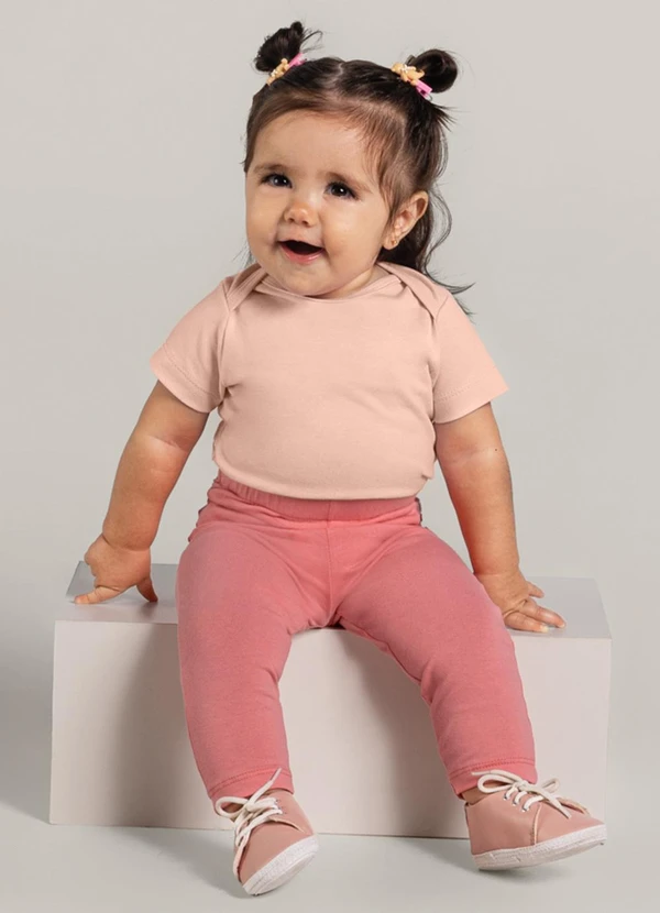Brandili Baby - Body Bebê Unissex Rosa 2