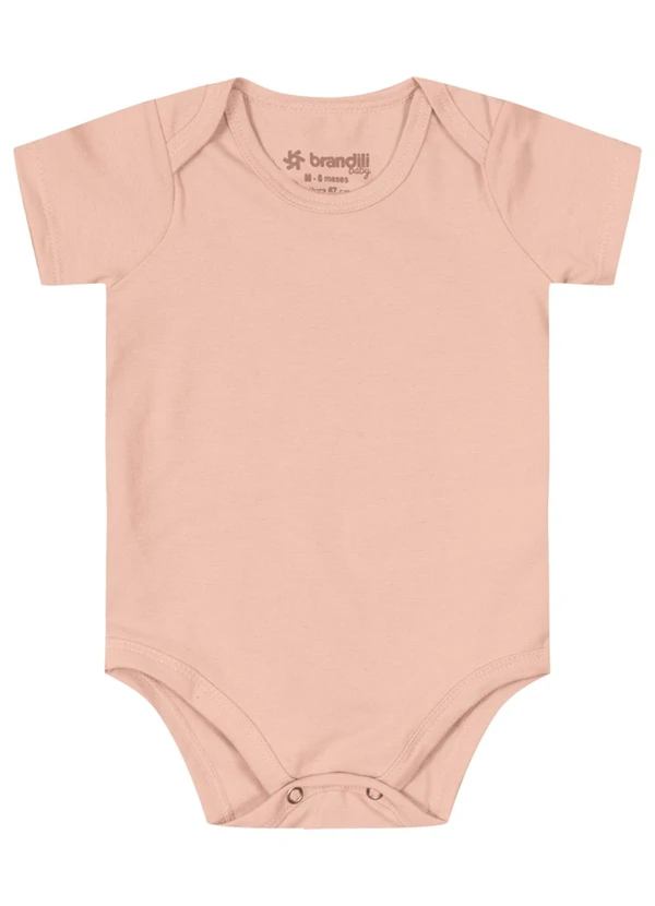 Brandili Baby - Body Bebê Unissex Rosa 3