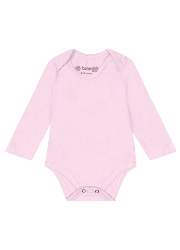 Brandili Baby - Body Bebê Unissex Rosa